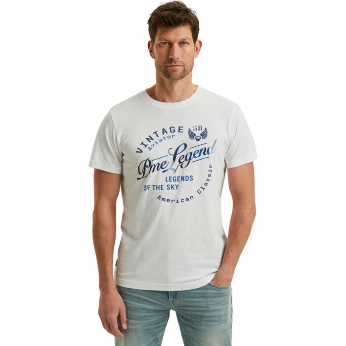 Short sleeve r-neck single jersey Bright White