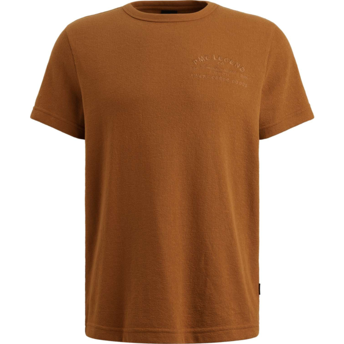 Short sleeve r-neck cotton poly sl Glazed Ginger