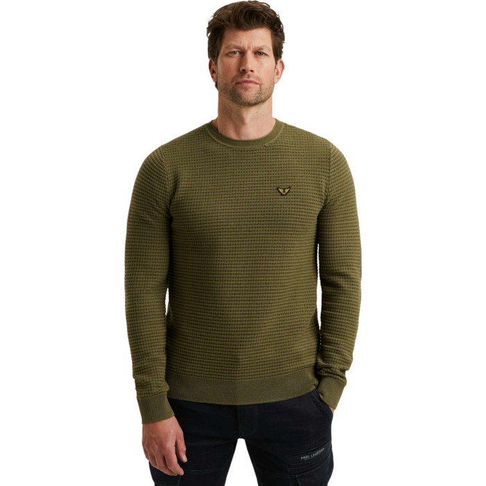 R-neck cotton mouline Four Leaf Clover