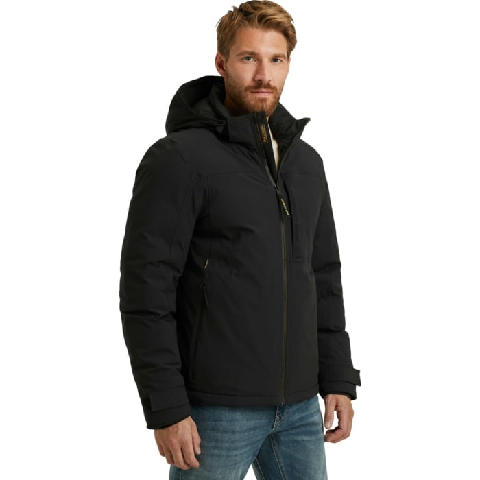 Semi long jacket CREWCAT Ripper Jet Black