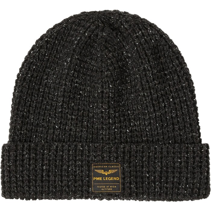 Beanie Wool blend Obsidian