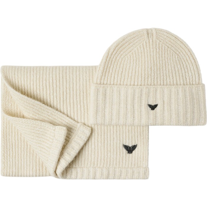 Beanie and scarf X-mas package bea Birch