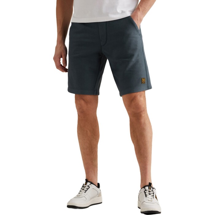 SKYGLIZER SWEAT SHORTS TWILL STRUC Dark Denim