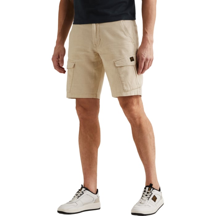 JETHEED CARGO SHORTS STRETCH LINEN Natural