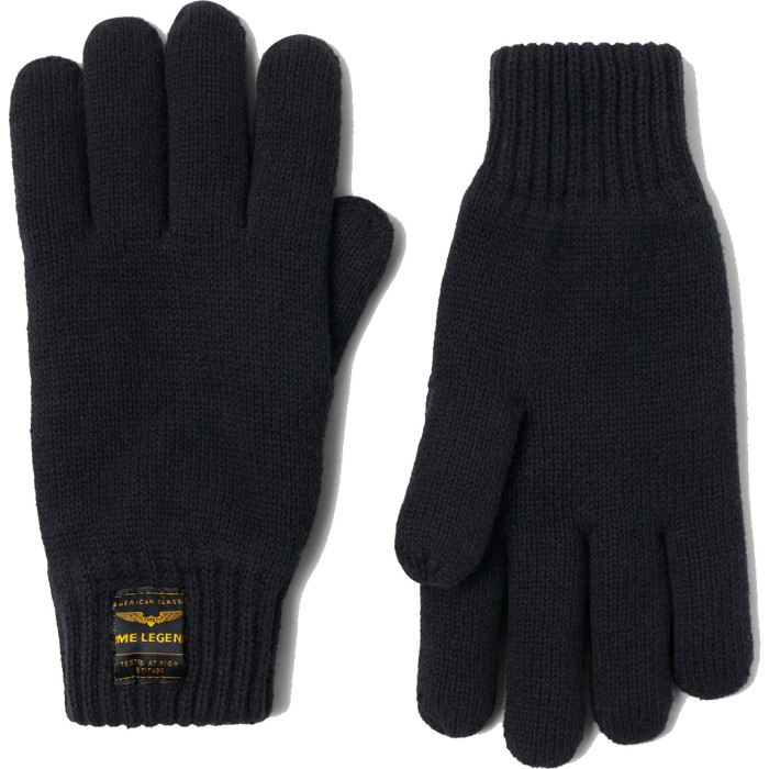 Glove knitted glove black