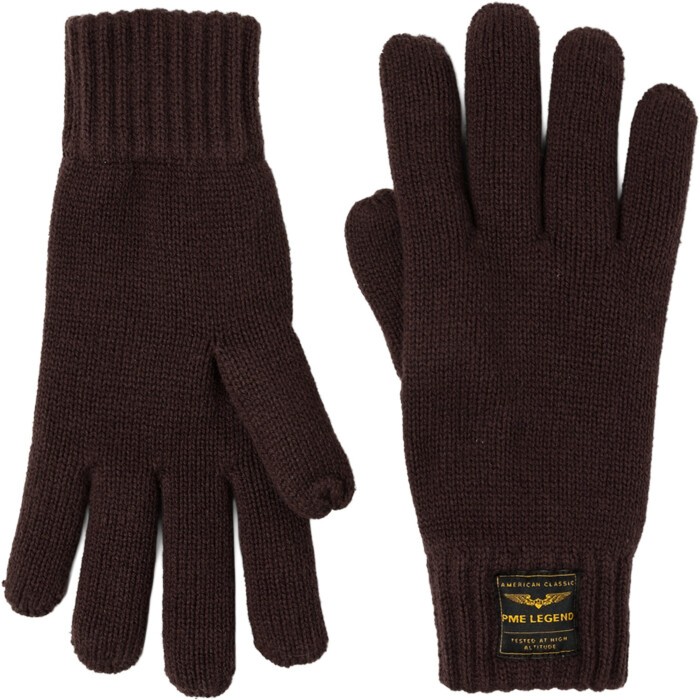 Gloves Knitted Basic Fudge