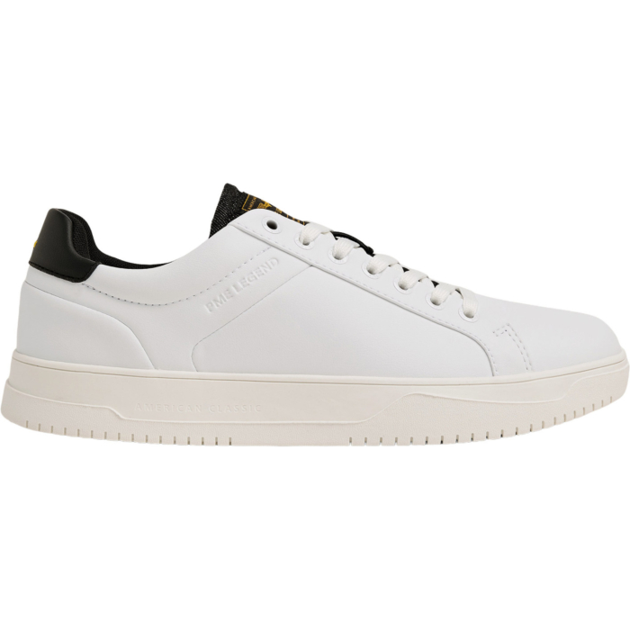 Low sneaker Lexicone microfiber White