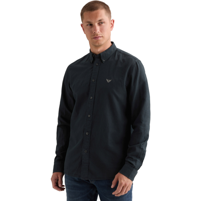 Long sleeve shirt Ctn Linen garmen Carbon