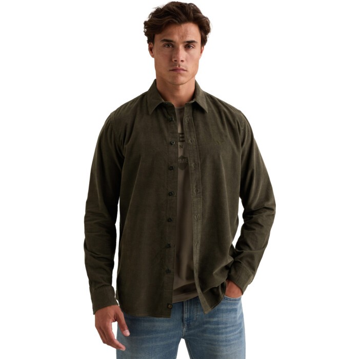 Long sleeve shirt Fine Corduroy Beluga