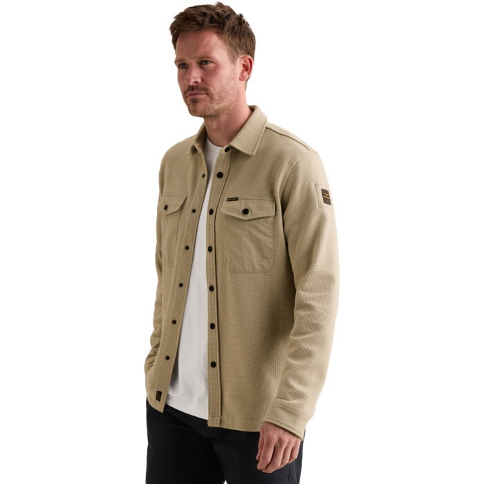 Long sleeve shirt Waffle Jersey Abbey Stone