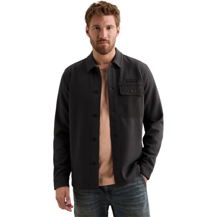 Long sleeve shirt Jersey Structure Ebony