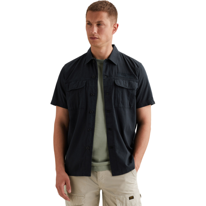 Short Sleeve Shirt Ctn Bedford gar Carbon