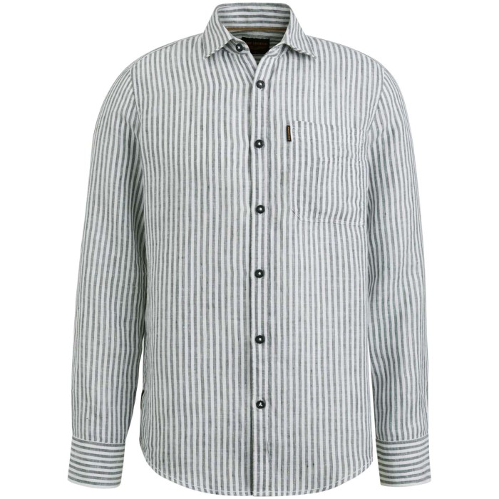 Long sleeve shirt 100% linen yarn urban chic