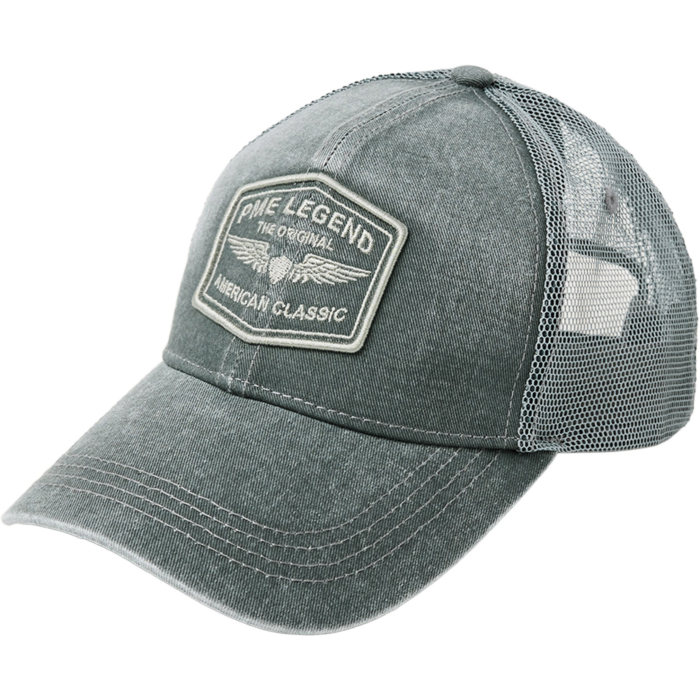 Cap Washed cotton mesh Iceberg Green