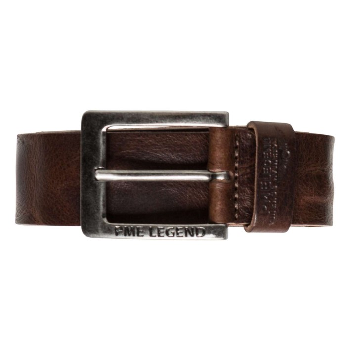 Belt leather d.brown
