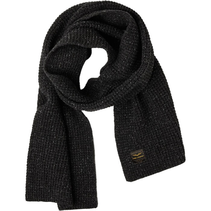 Scarf Wool blend Obsidian