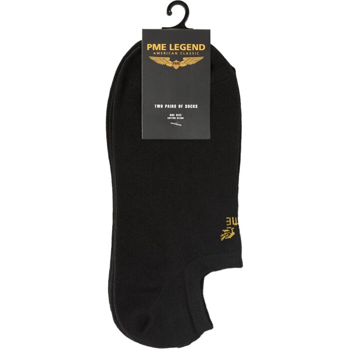 Sneaker socks 2-pack Black