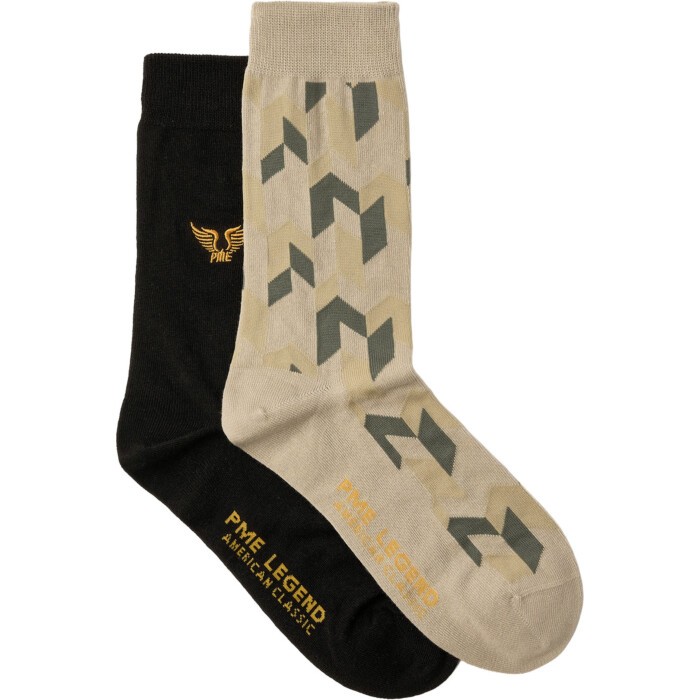 Socks Cotton blend socks Bone White