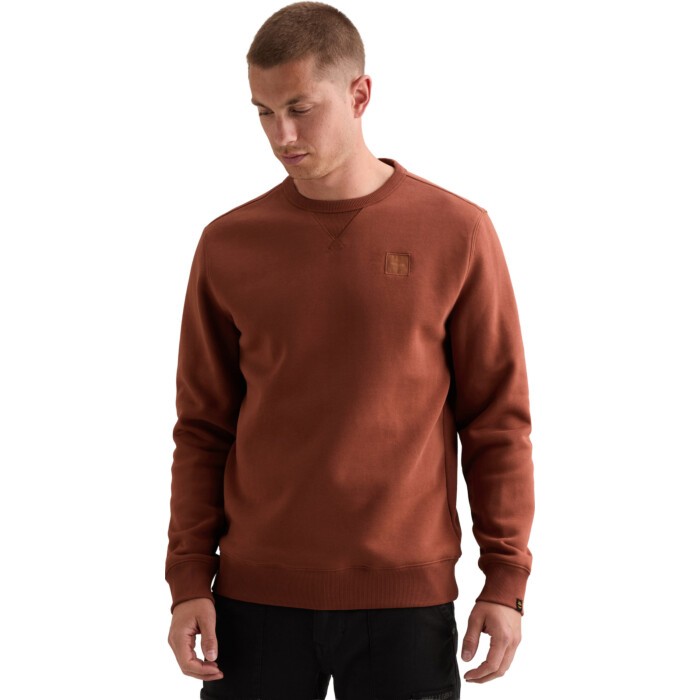 Crewneck soft fleece sweat Arabian Spice
