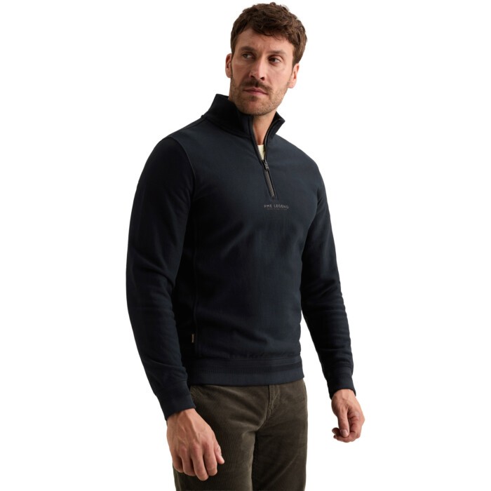 Half zip collar 3t sueded cross fl Salute