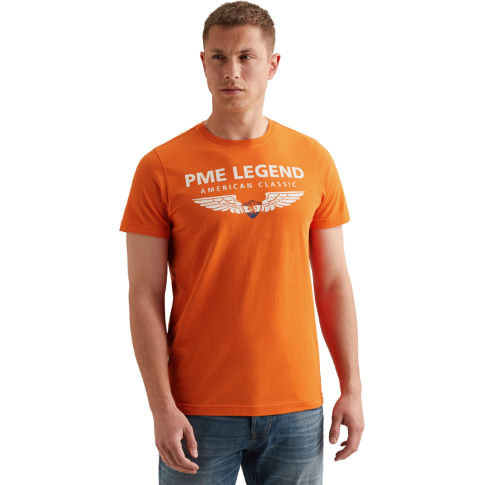 Short sleeve r-neck Country Tee Th Flame