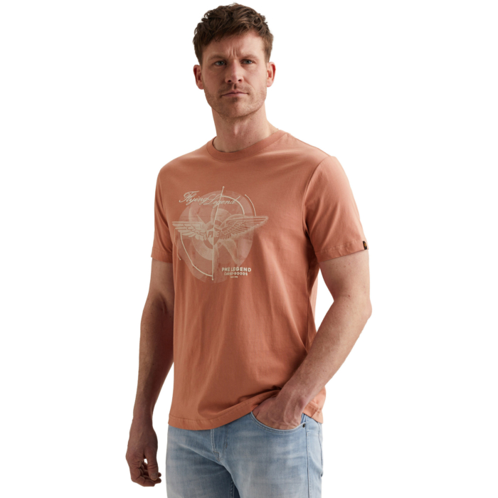 Short sleeve r-neck single jersey Rose Dawn