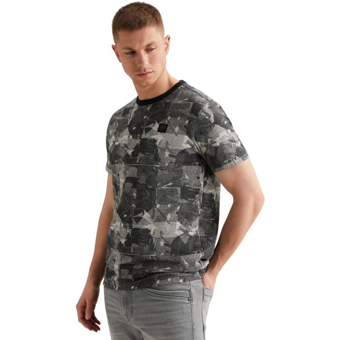 Short sleeve r-neck slub jersey ao Egret