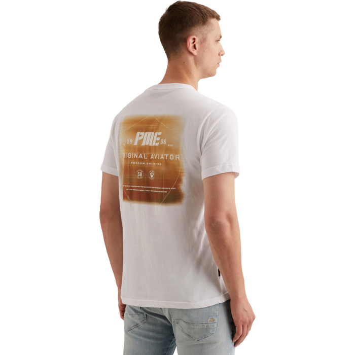 Short sleeve r-neck single jersey Bright White