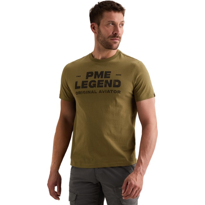Short sleeve r-neck open end jerse Lizard