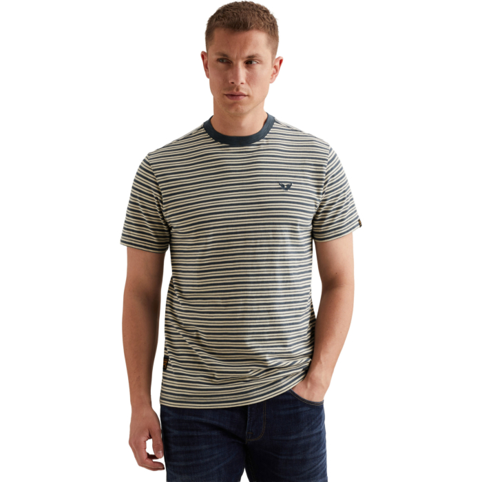 Short sleeve r-neck yd stripe jers Sargasso Sea