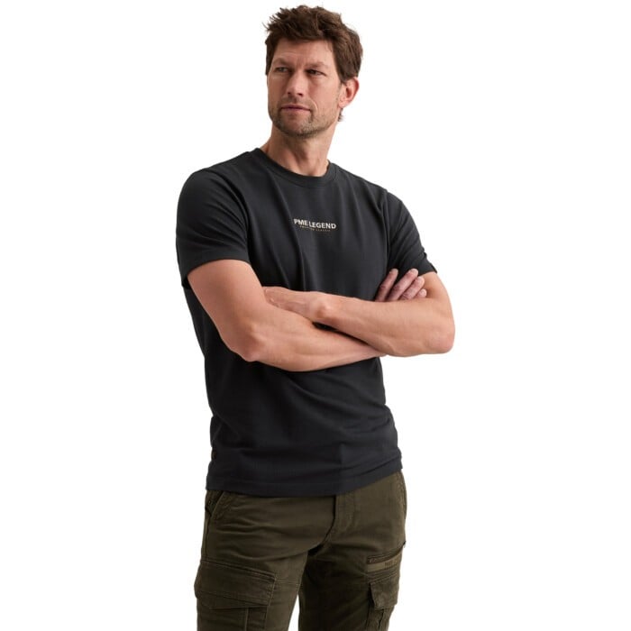 Short sleeve r-neck flat waffle je Salute