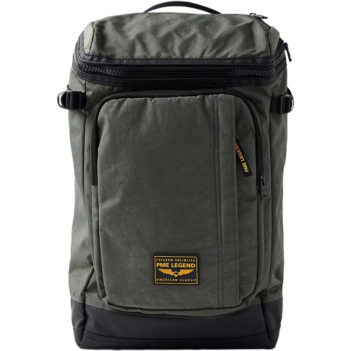 Backpack crinkled nylon urban chic