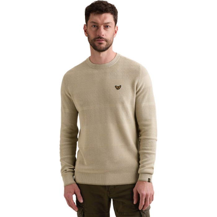 R-neck cotton modal structure Abbey Stone