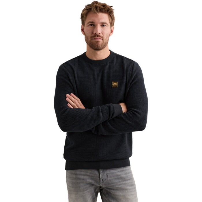 R-neck cotton mouline Salute