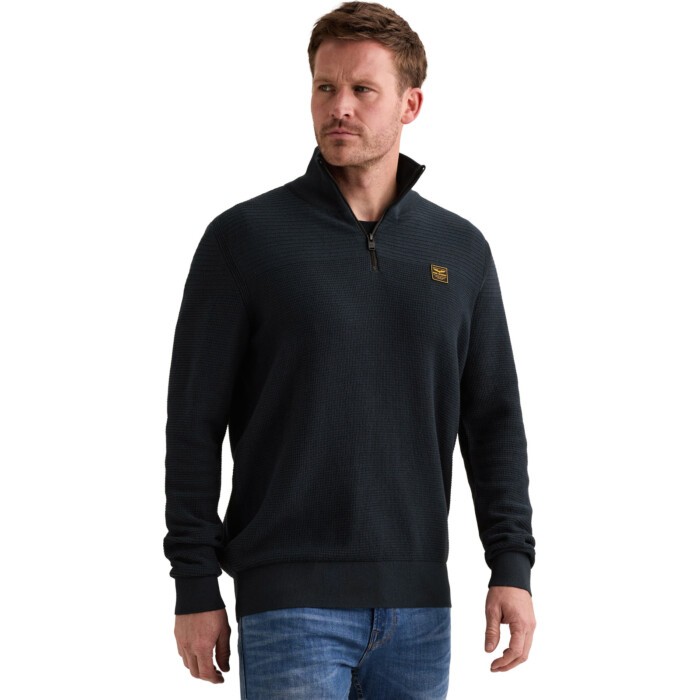 Half zip collar cotton mouline (or Salute