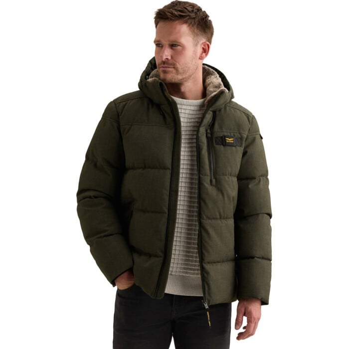 Semi long jacket YETCRAFT Melange Beluga