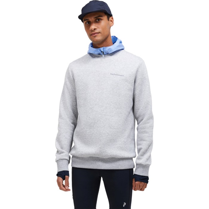 M Original Small Logo Crew Med Grey Melan
