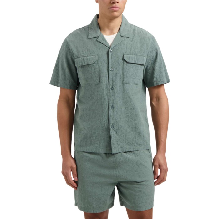 Regular fit Shortsleeve Shirts Faded Green