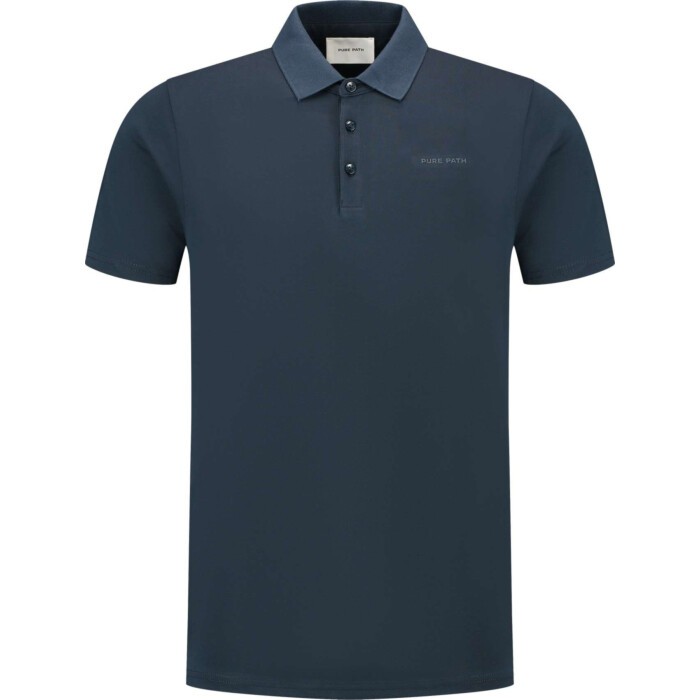 Essential Triangle Polo Navy