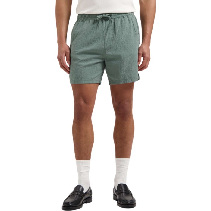 Regular fit Pull on Shorts Faded Green