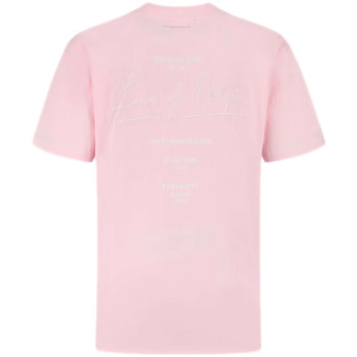 T-shirt with back print pink