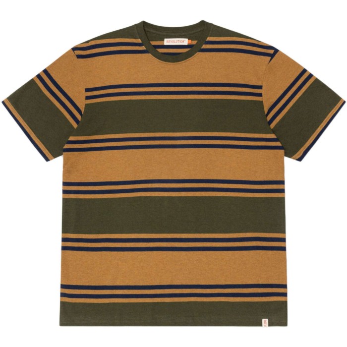 Loose t-shirt army stripe