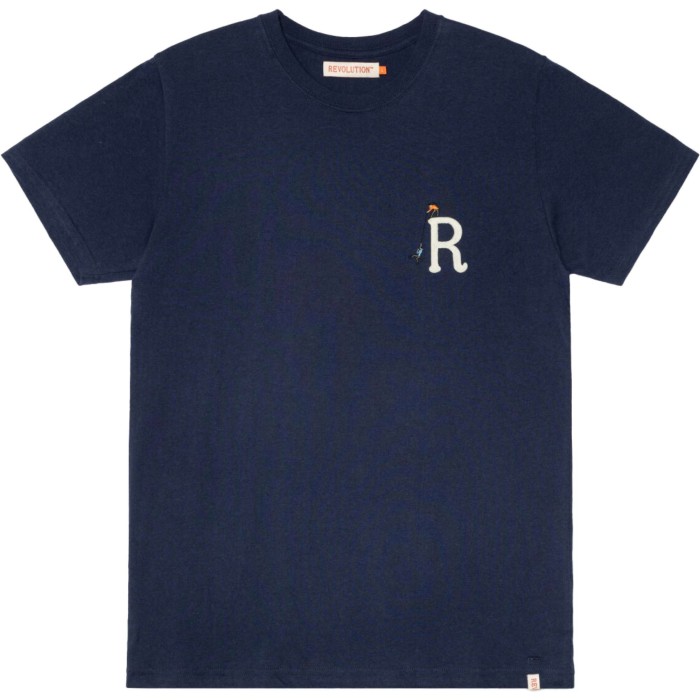 Clj regular t-shirt navy-mel