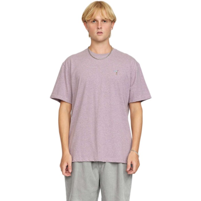 Loose T-shirt Purple Melange