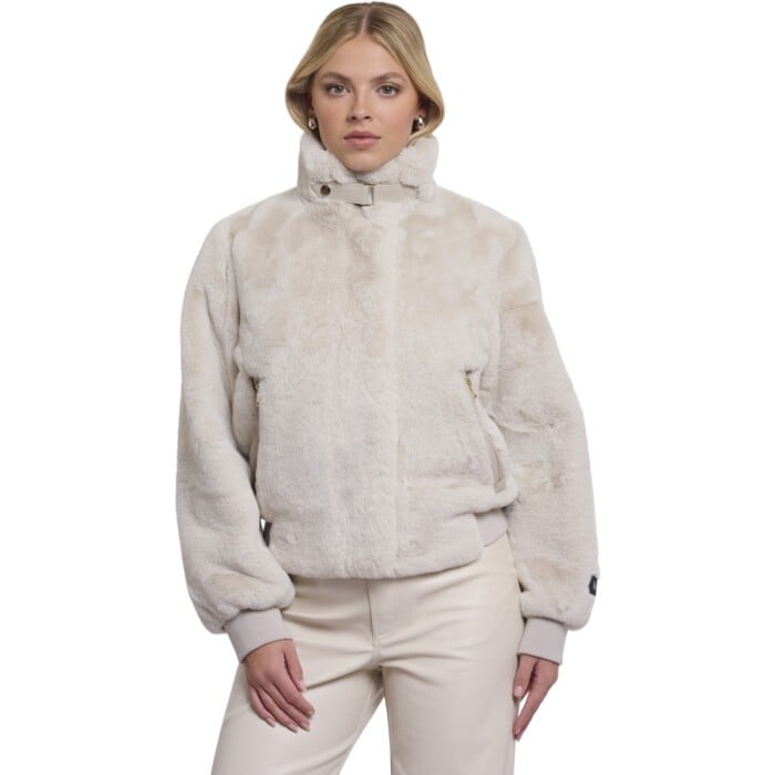 Short faux fur jacket
