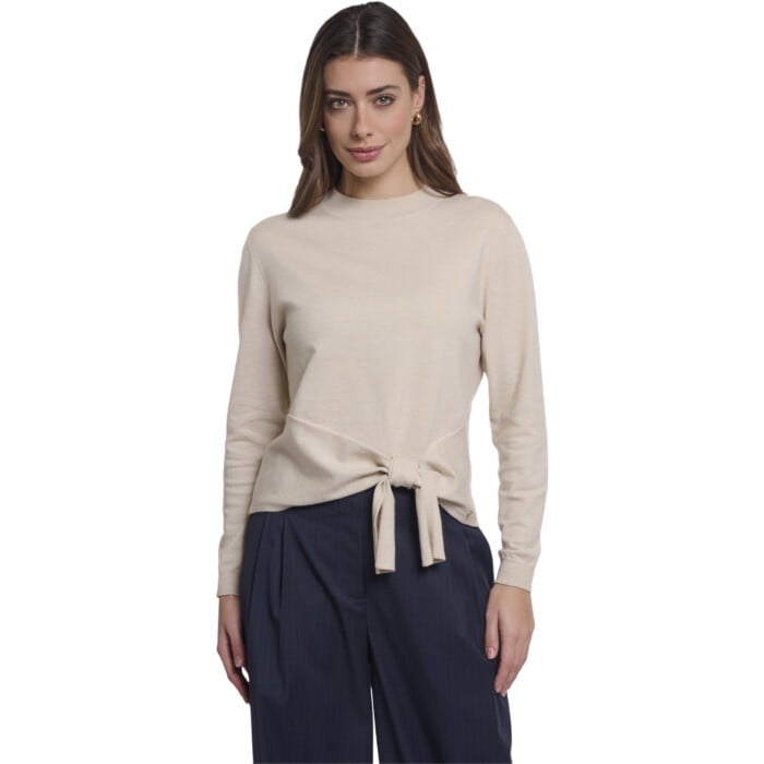 Pullover with crew neck