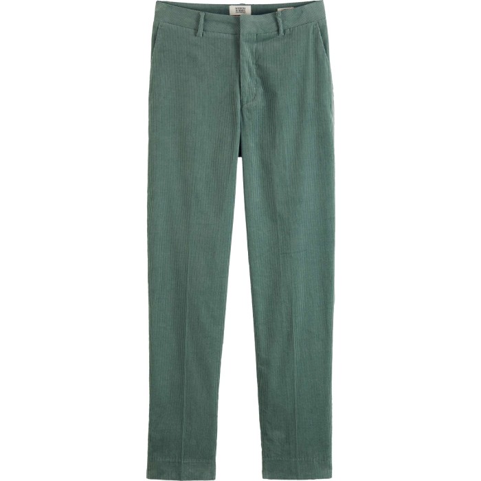 Lowry - mid rise slim pant in light sea weed