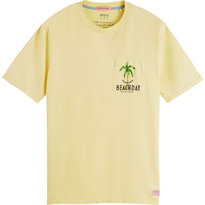 Graphic jersey t-shirt with inside lemonade
