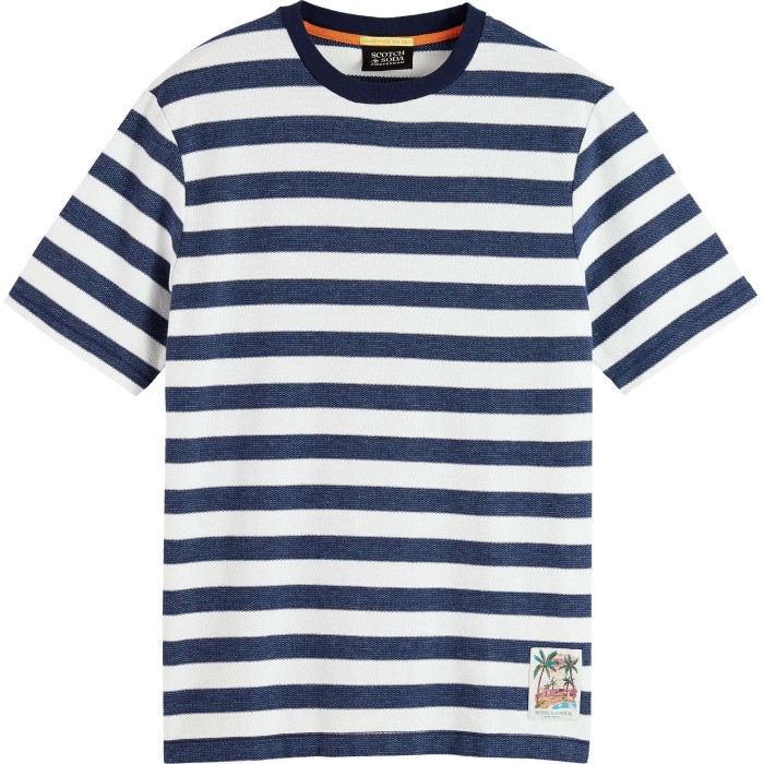 Structure striped crewneck jersey t combo a