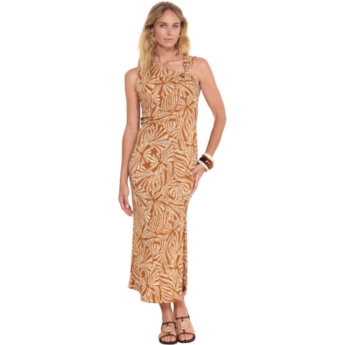 Dress Print Browns